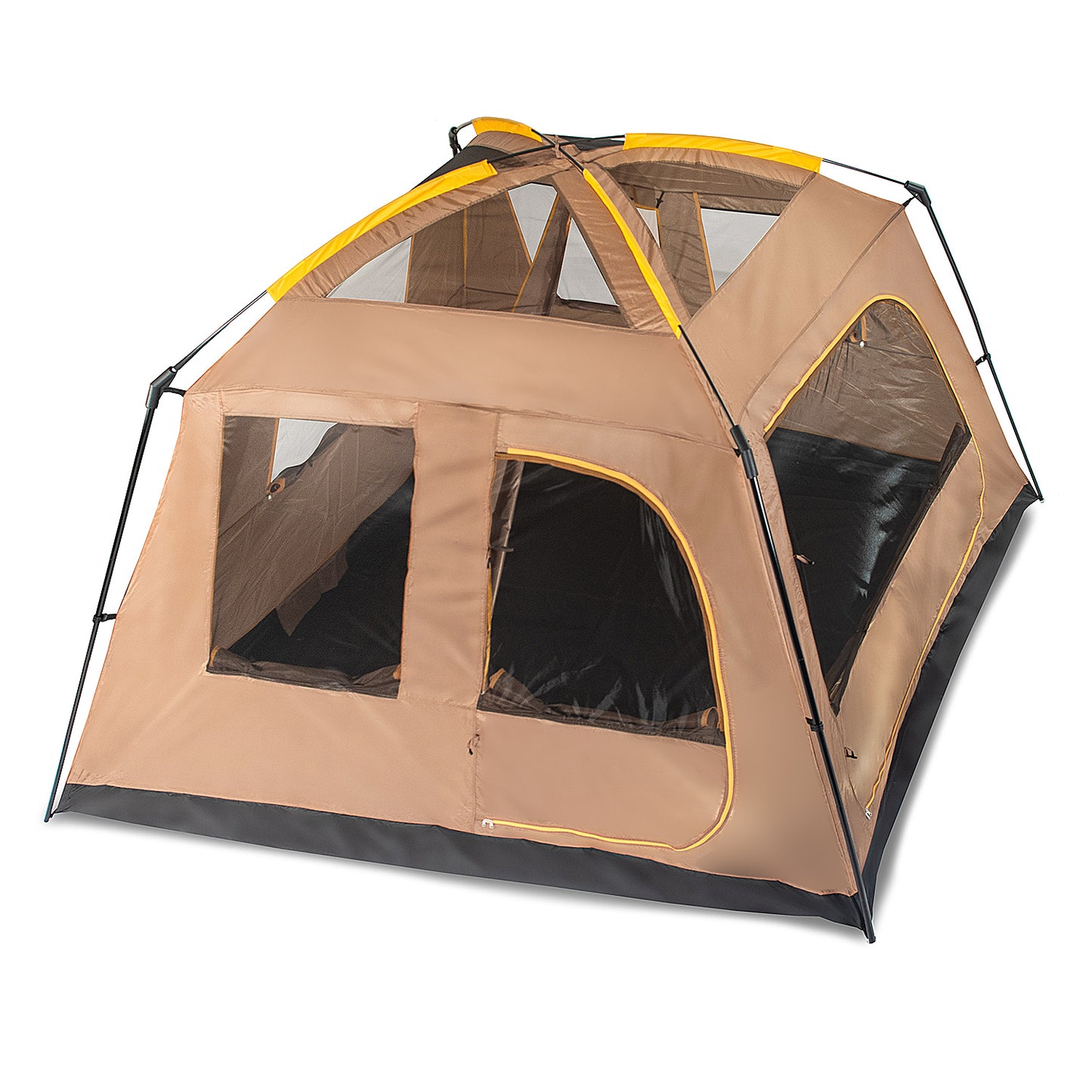 Carpa Camping Dolomites 6, 6 personas techo largo 3000 mm doble toldo