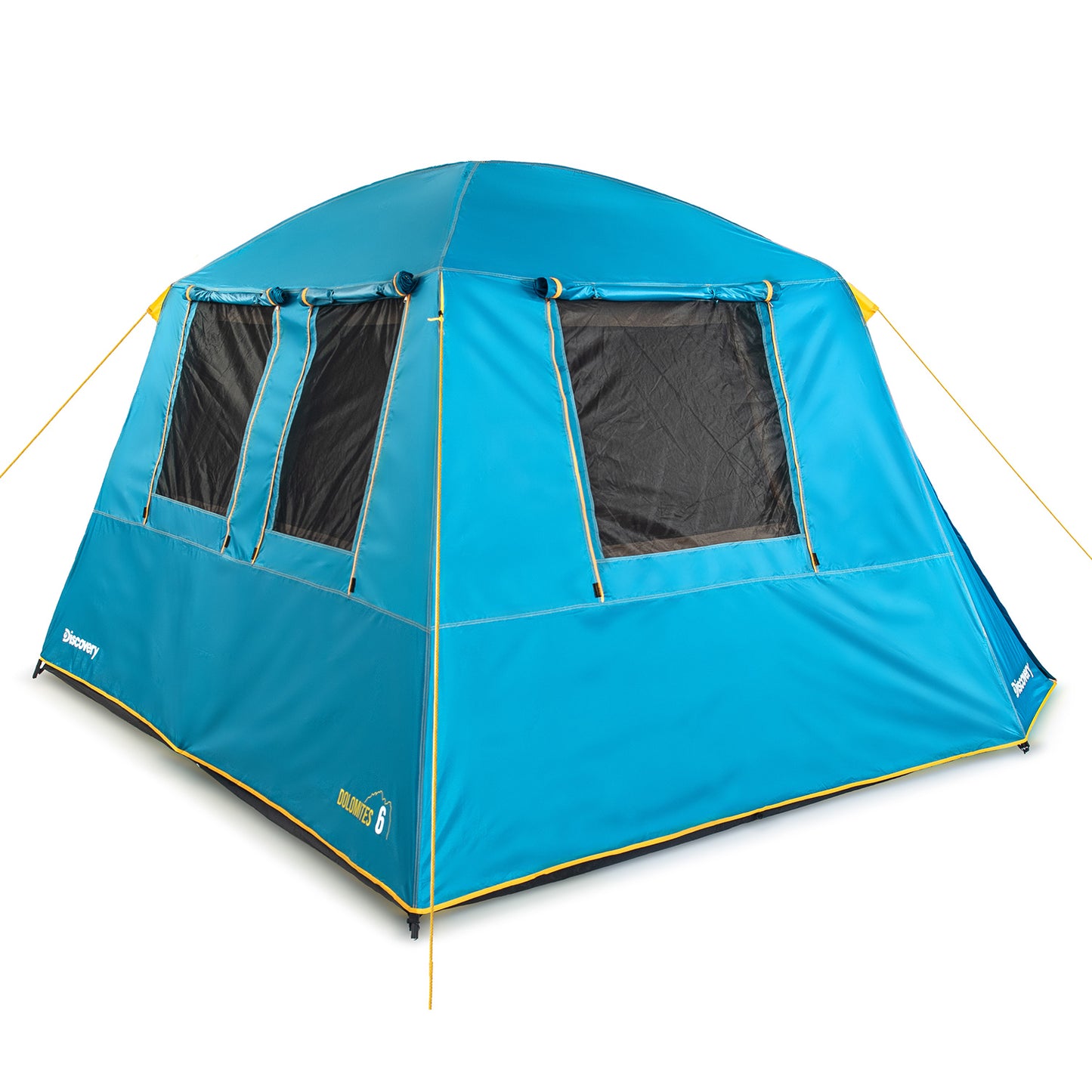 Carpa Camping Dolomites 6, 6 personas techo largo 3000 mm doble toldo