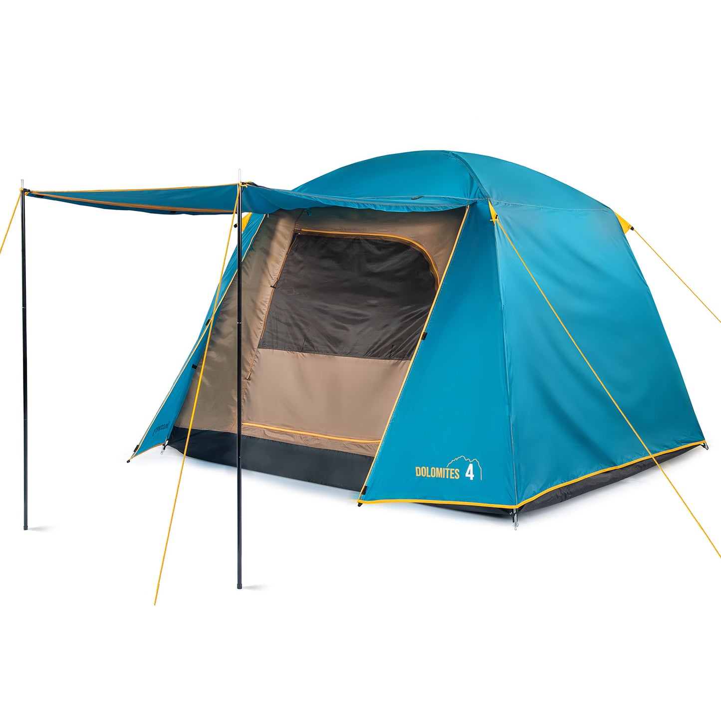 Carpa Camping Dolomites 4, 4 personas techo largo 3000 mm