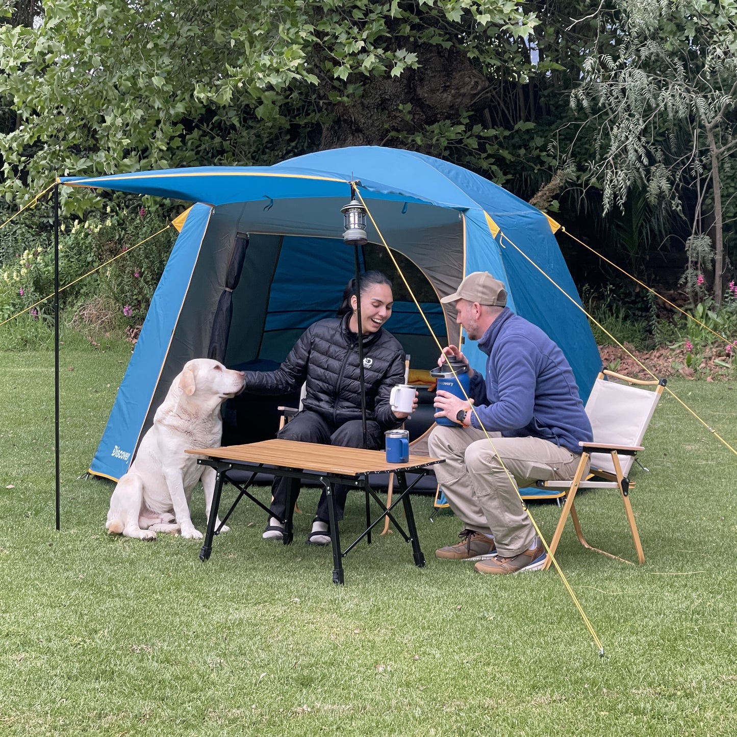 Carpa Camping Dolomites 4, 4 personas techo largo 3000 mm