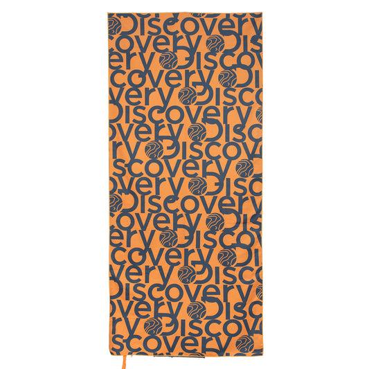 Toalla Microfibra grande Naranjo - Gris Discovery (90 x 200)