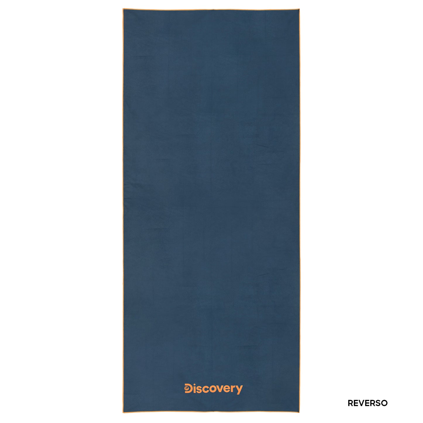 Toalla Microfibra grande Naranjo - Gris Discovery (90 x 200)