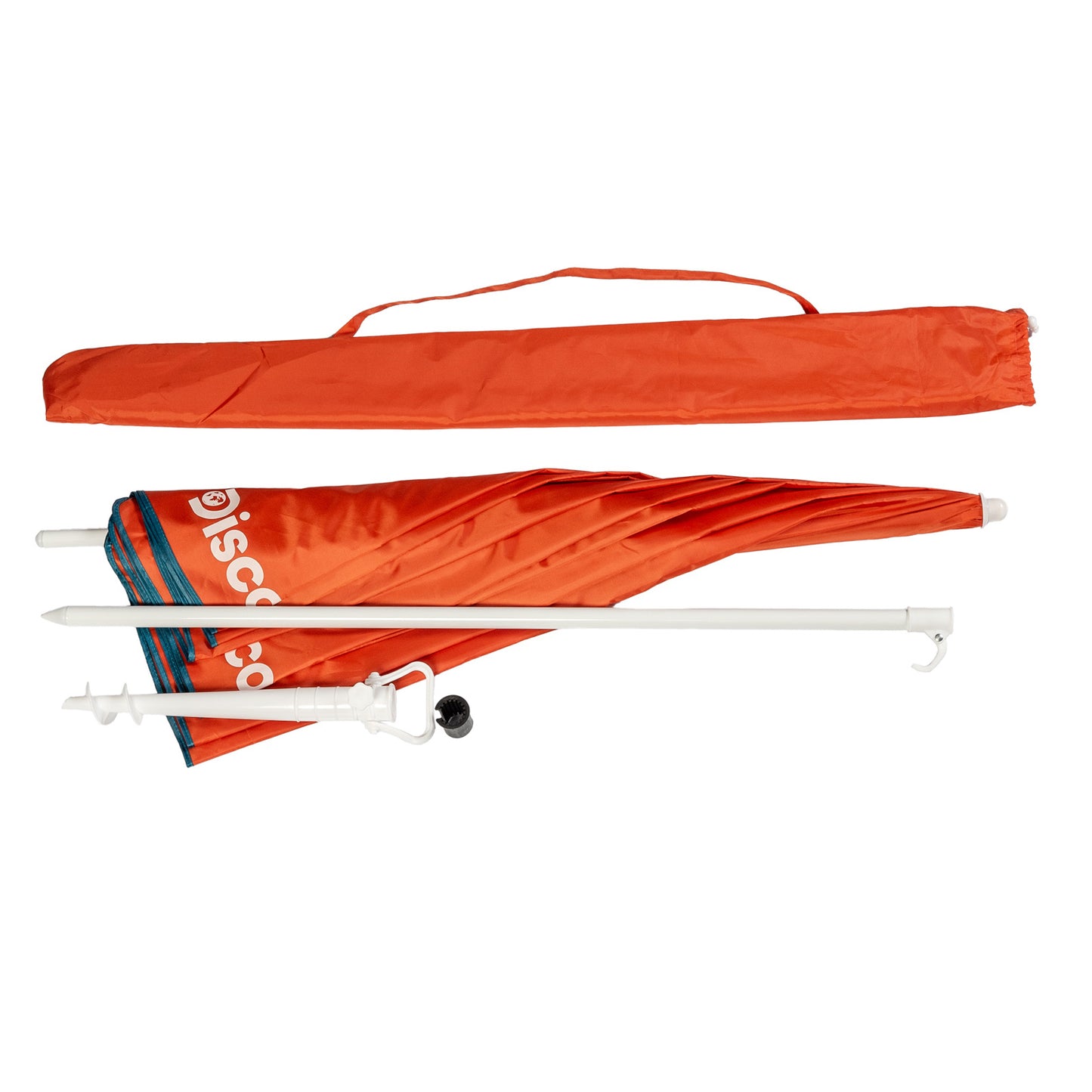 Quitasol Sombrilla Playa Grande 2,0 metros UV+50 Naranja
