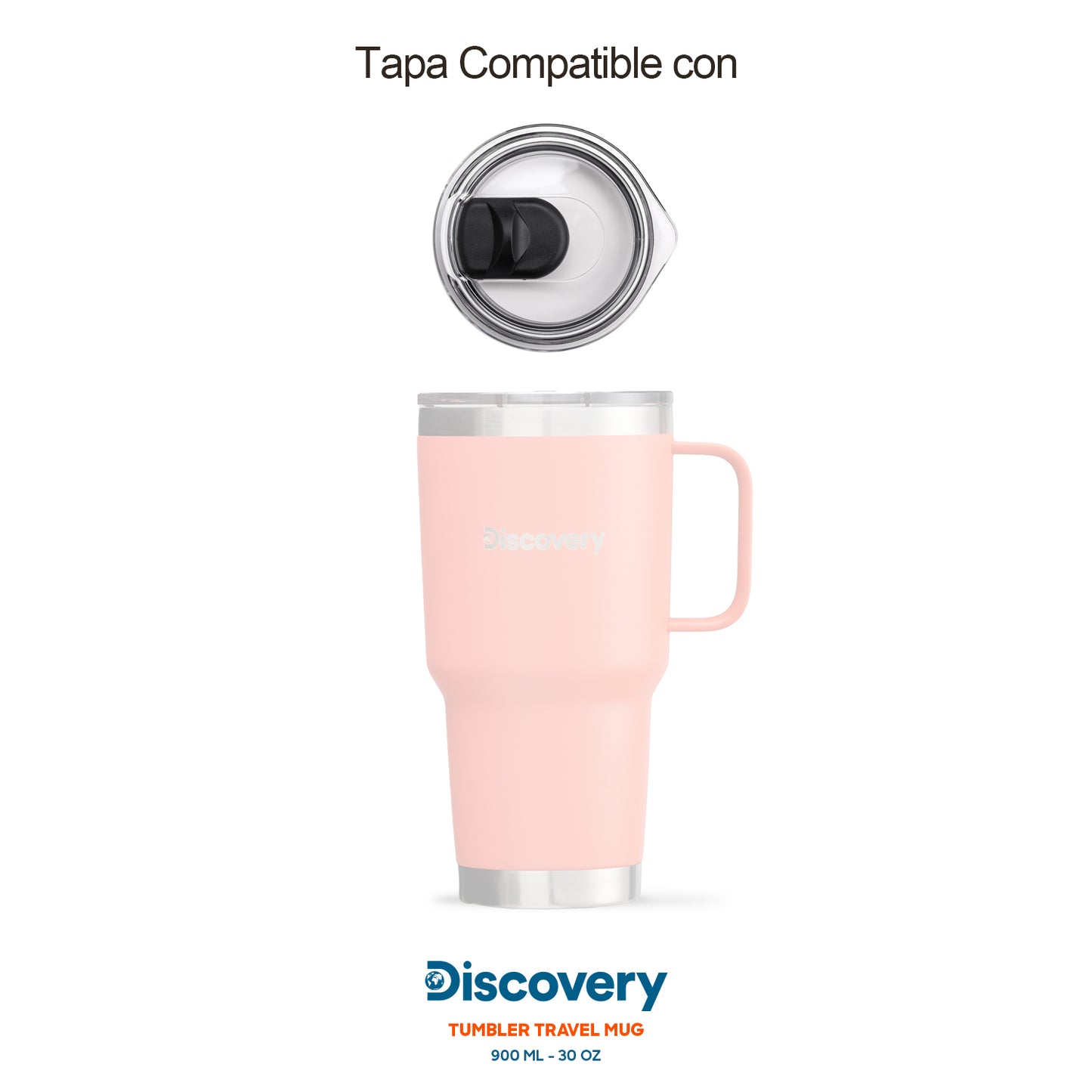 Tapa Slide Magnetic Líquidos Calientes Vaso 900 Ml