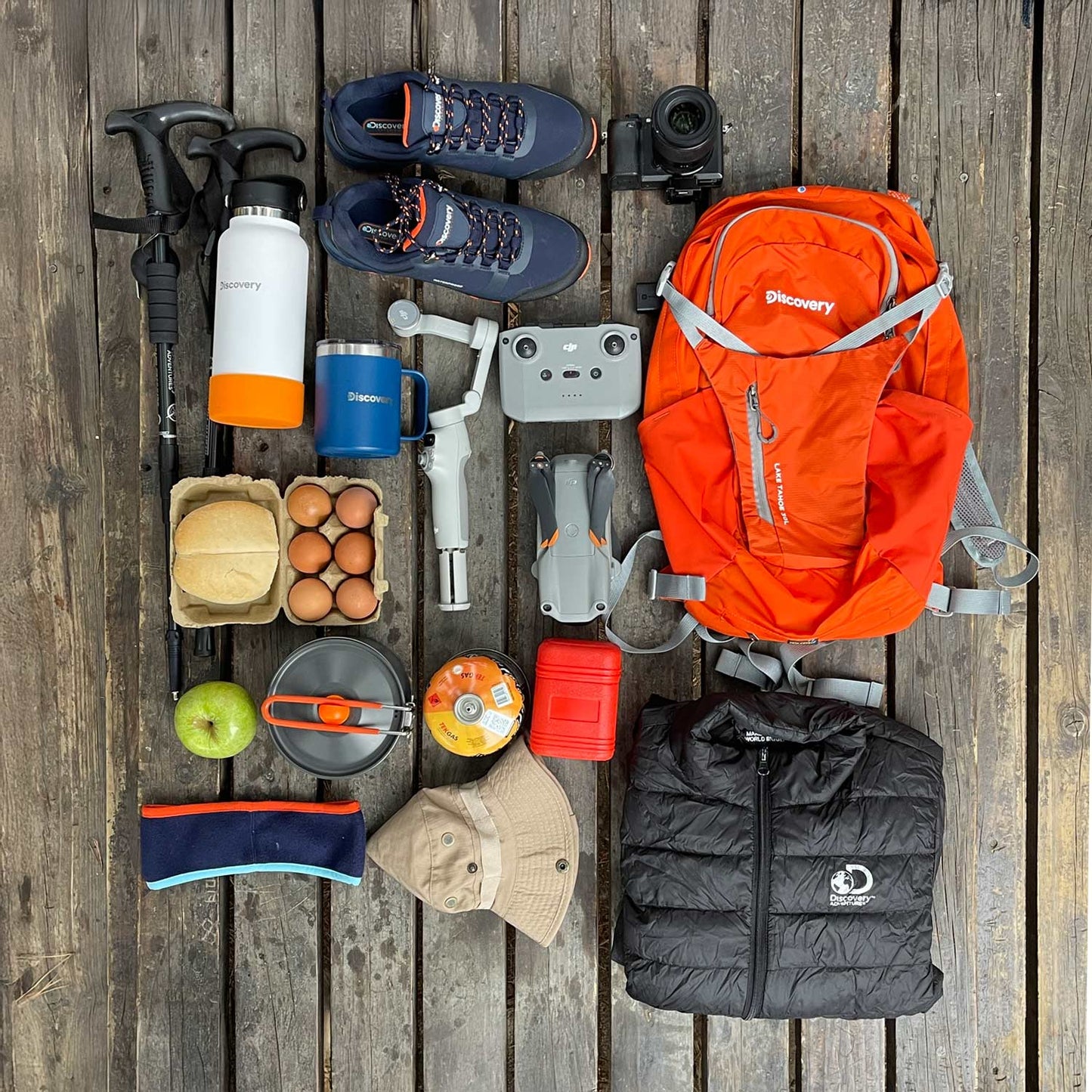 Mochila Trekking Outdoor Lake Tahoe Trekking 30 Litros Naranja