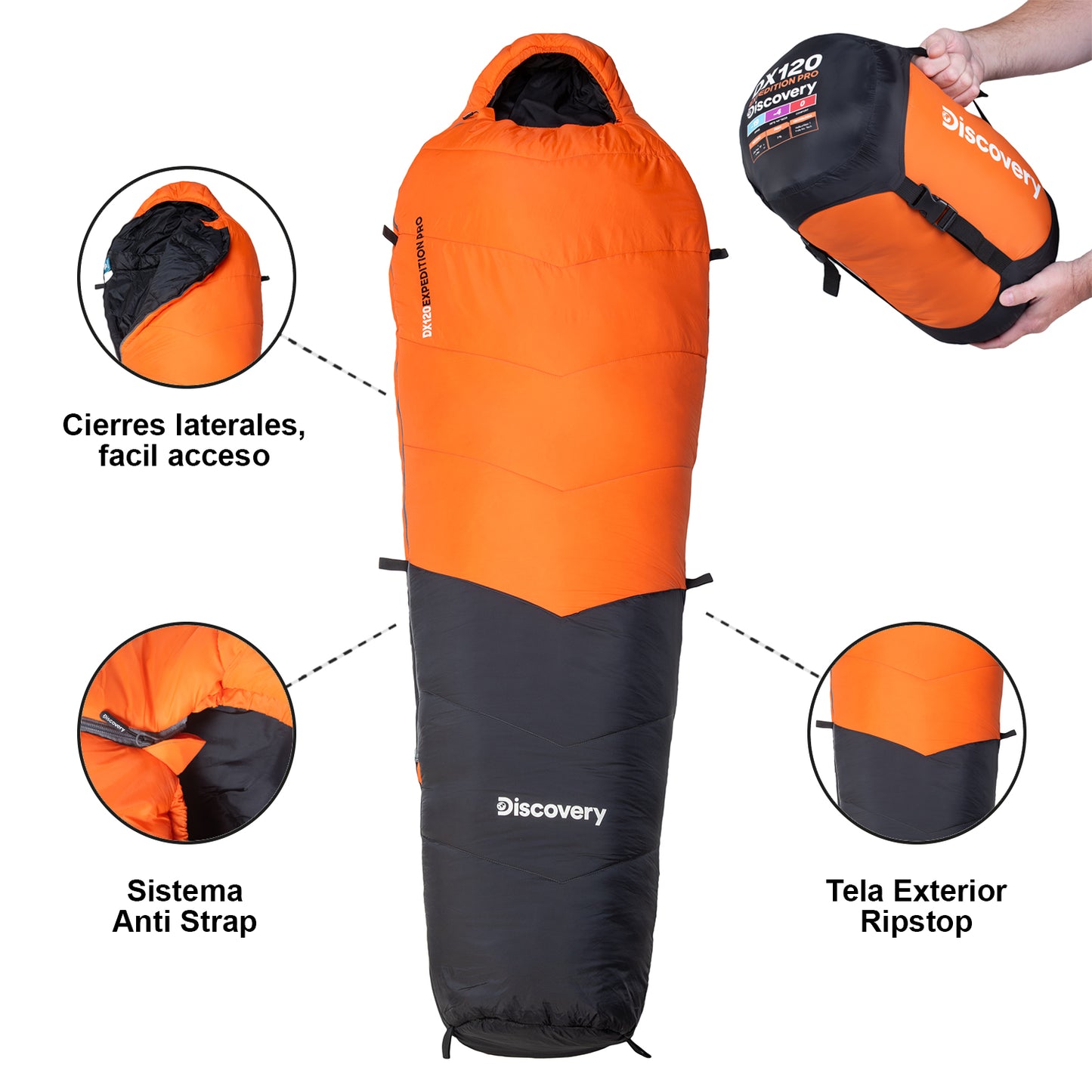 Saco de Dormir Expedition Pro DX120 Discovery -19º a 0º