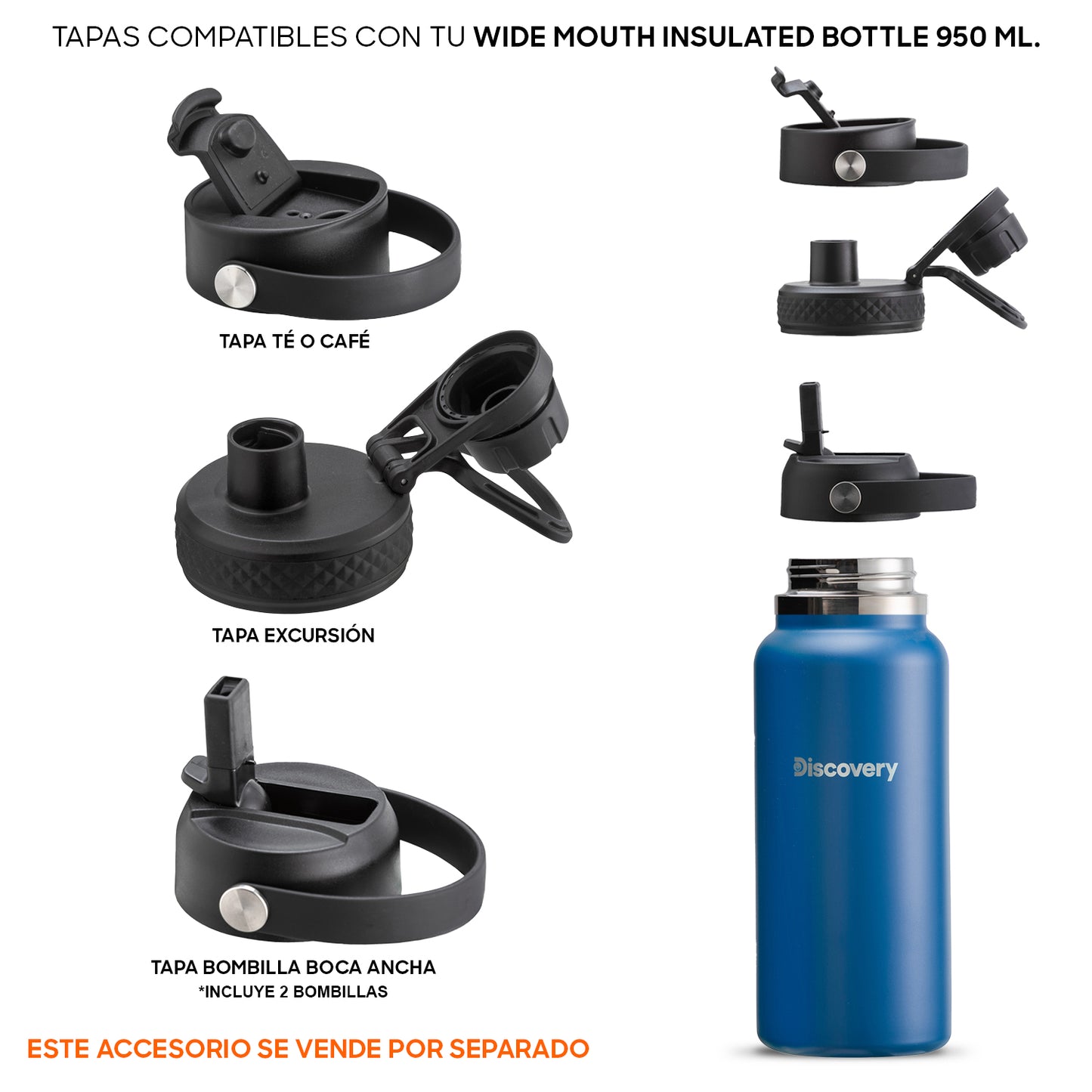 Botella Térmica Boca Ancha 950 Ml