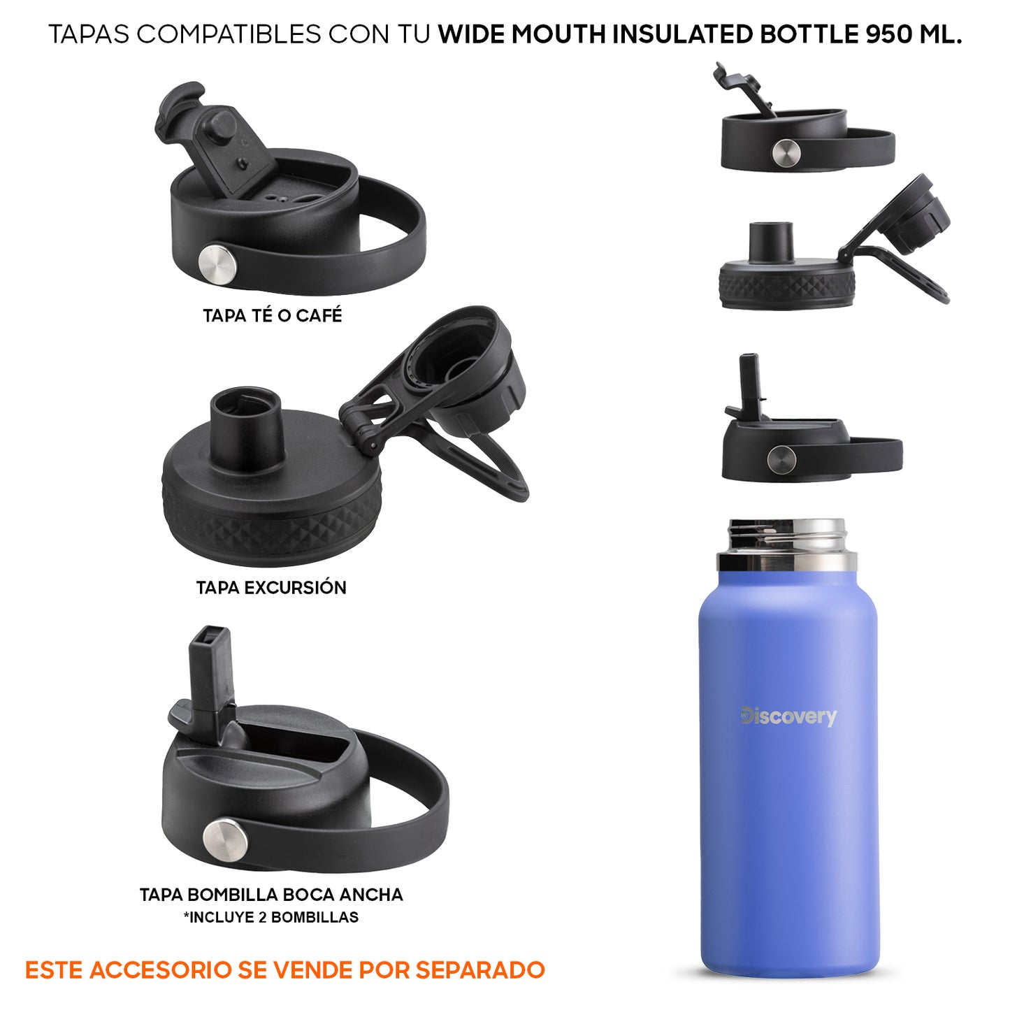 Botella Térmica Boca Ancha 950 Ml