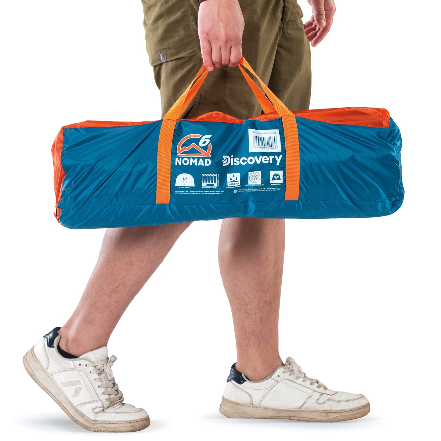 Carpa Camping 6 Personas Nomad Techo Largo 3000mm