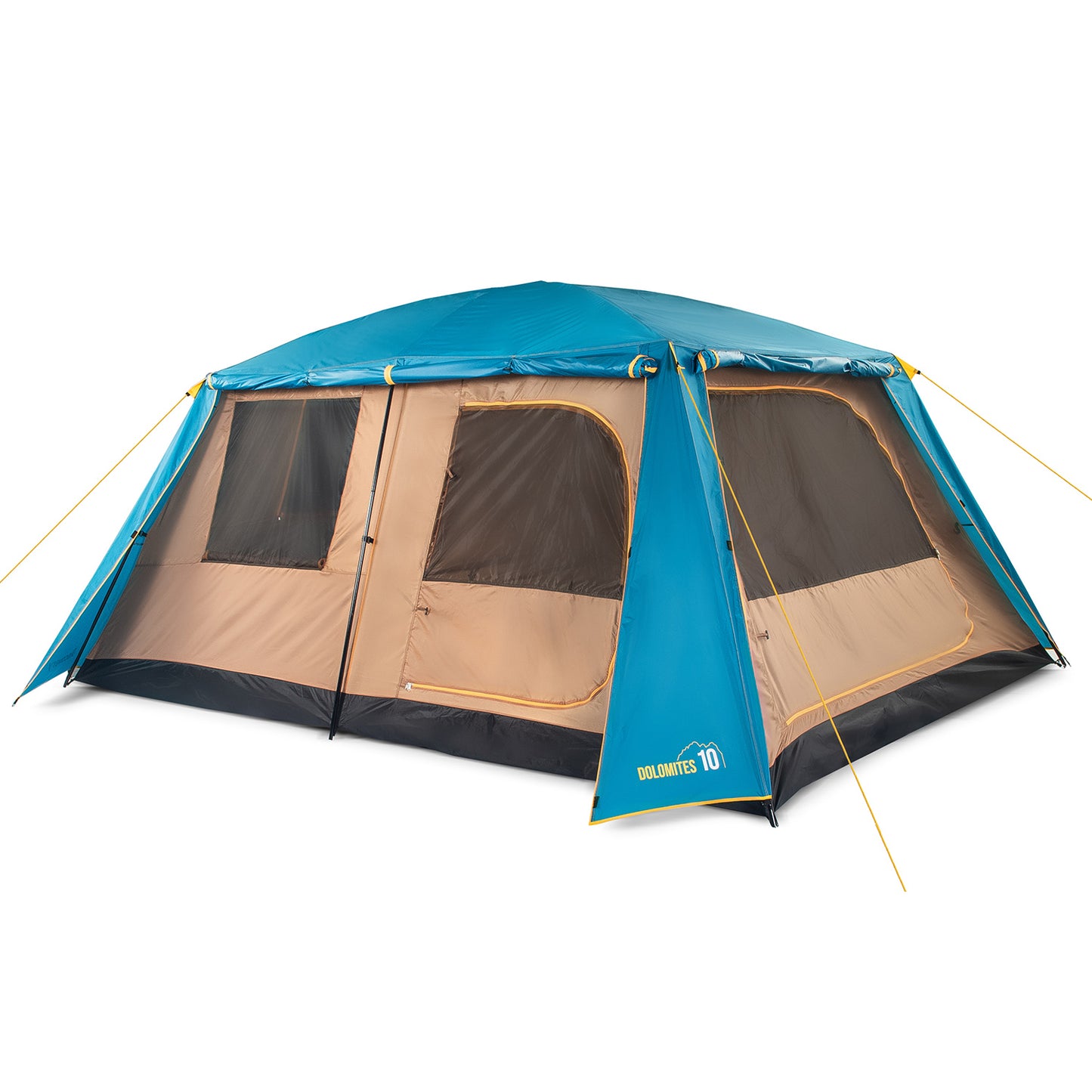 Carpa Camping Dolomites 10, 10 personas techo largo 3000 mm doble toldo