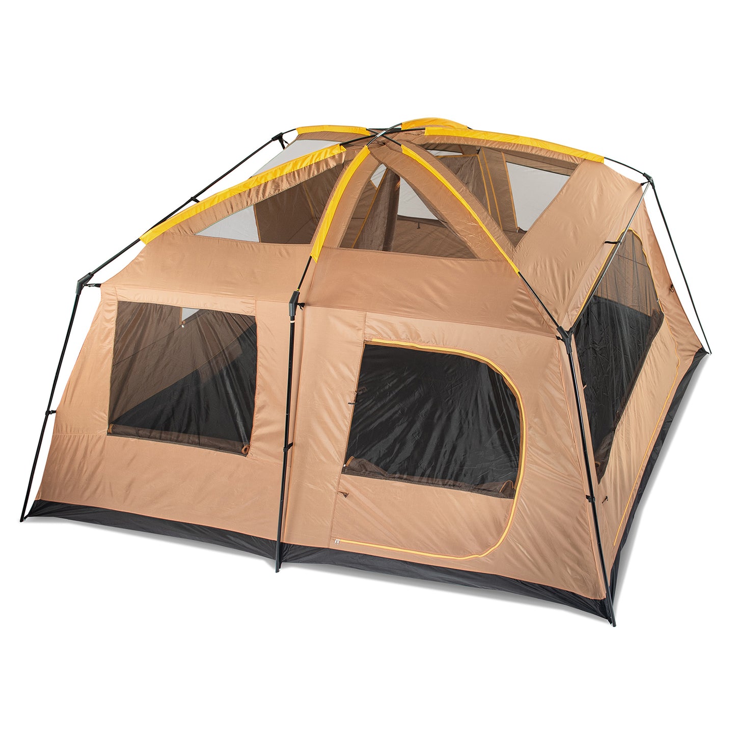 Carpa Camping Dolomites 10, 10 personas techo largo 3000 mm doble toldo