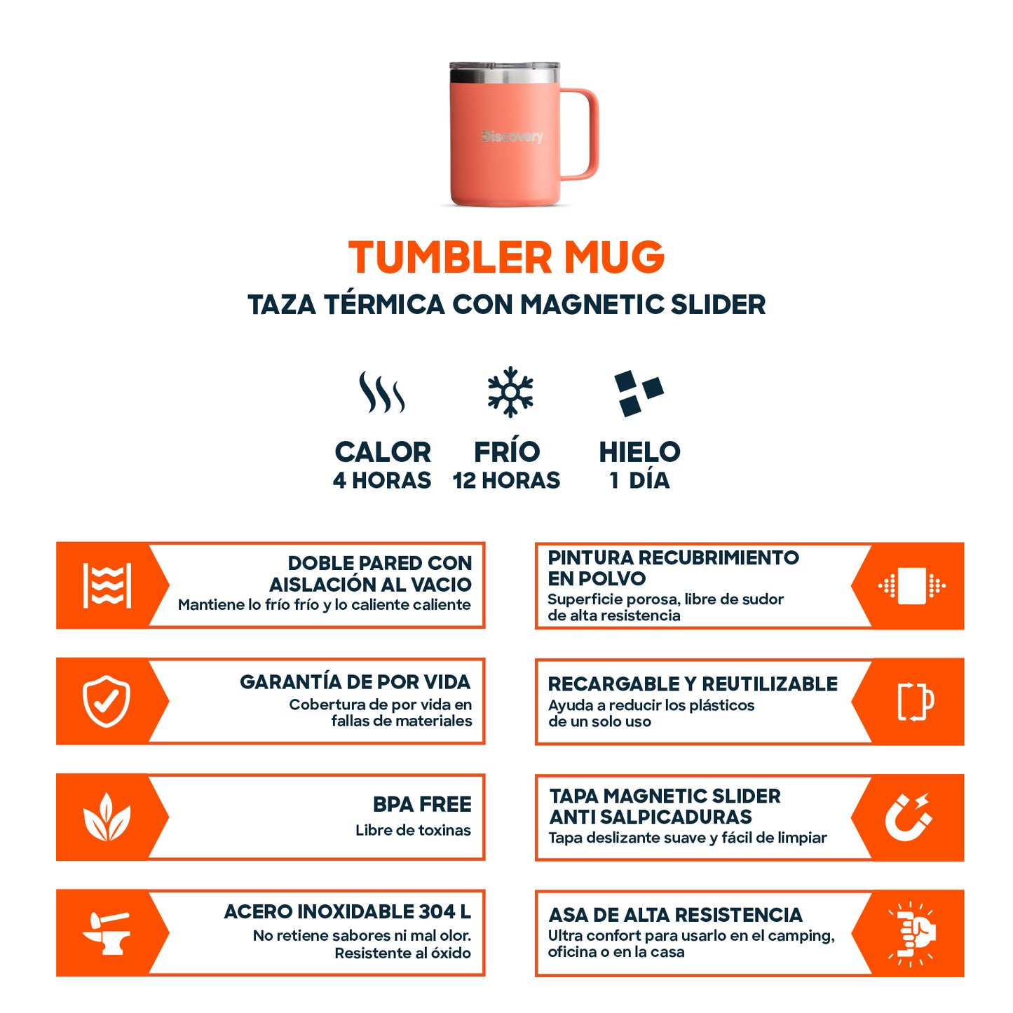 Taza Térmica Tapa Magnetic Slider 350 ml (MUG)