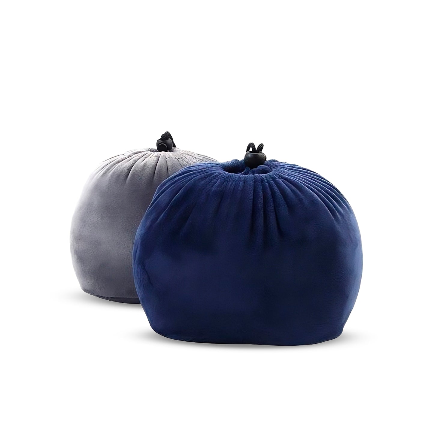 Cojin Cervical Y Almohada Con Memory Foam 2 En 1 Azul