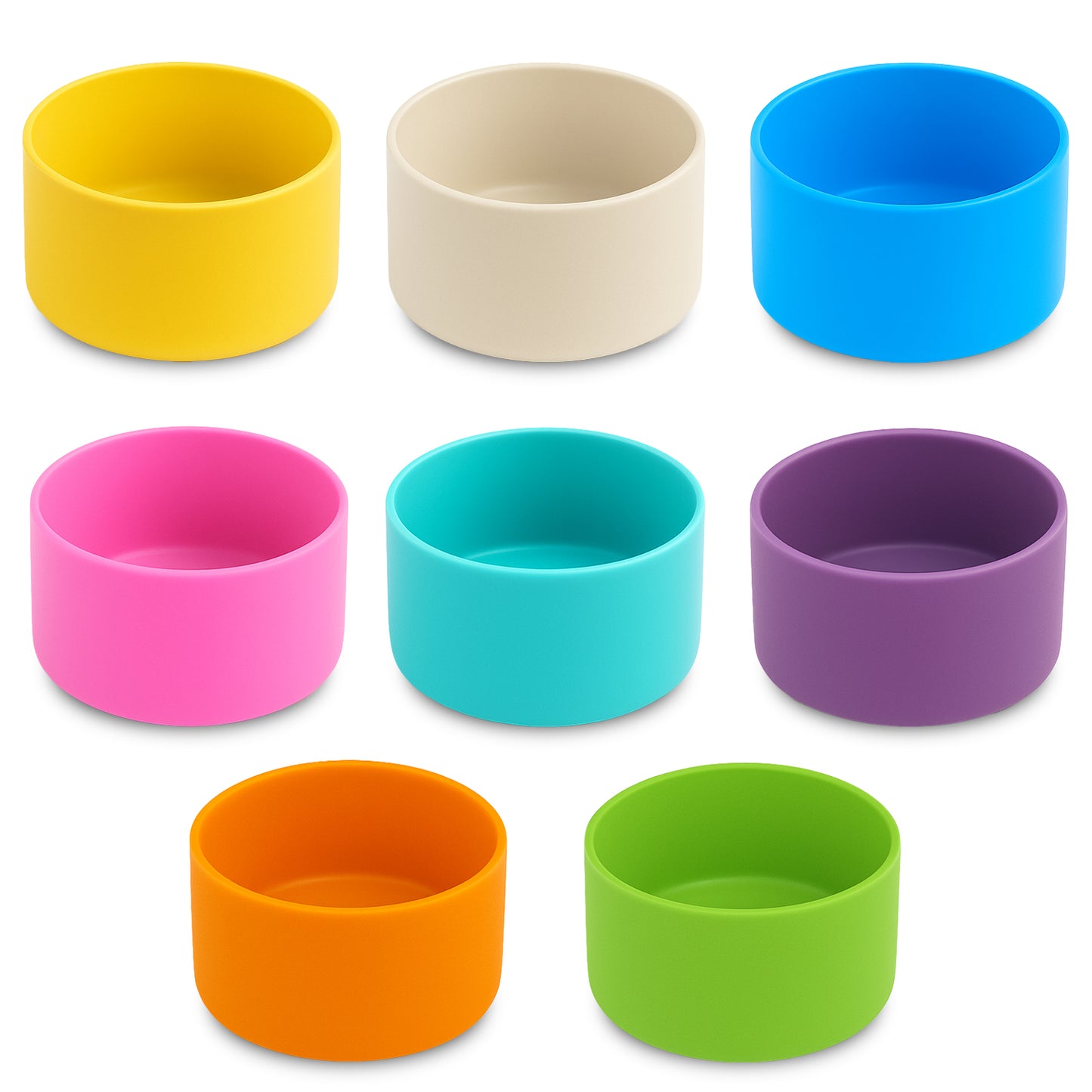 Base Protectora de Silicona para Botellas con Base Pequeña