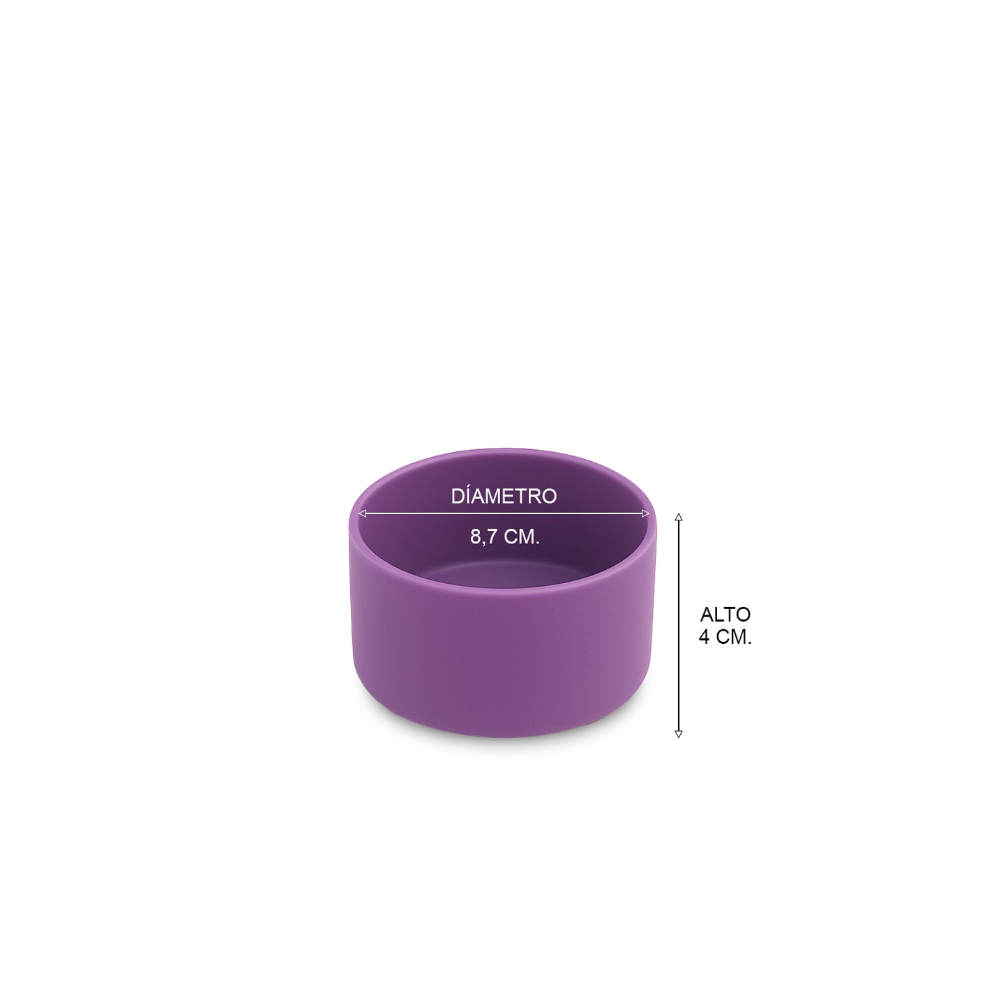 Base Protectora de Silicona para Botellas con Base Pequeña